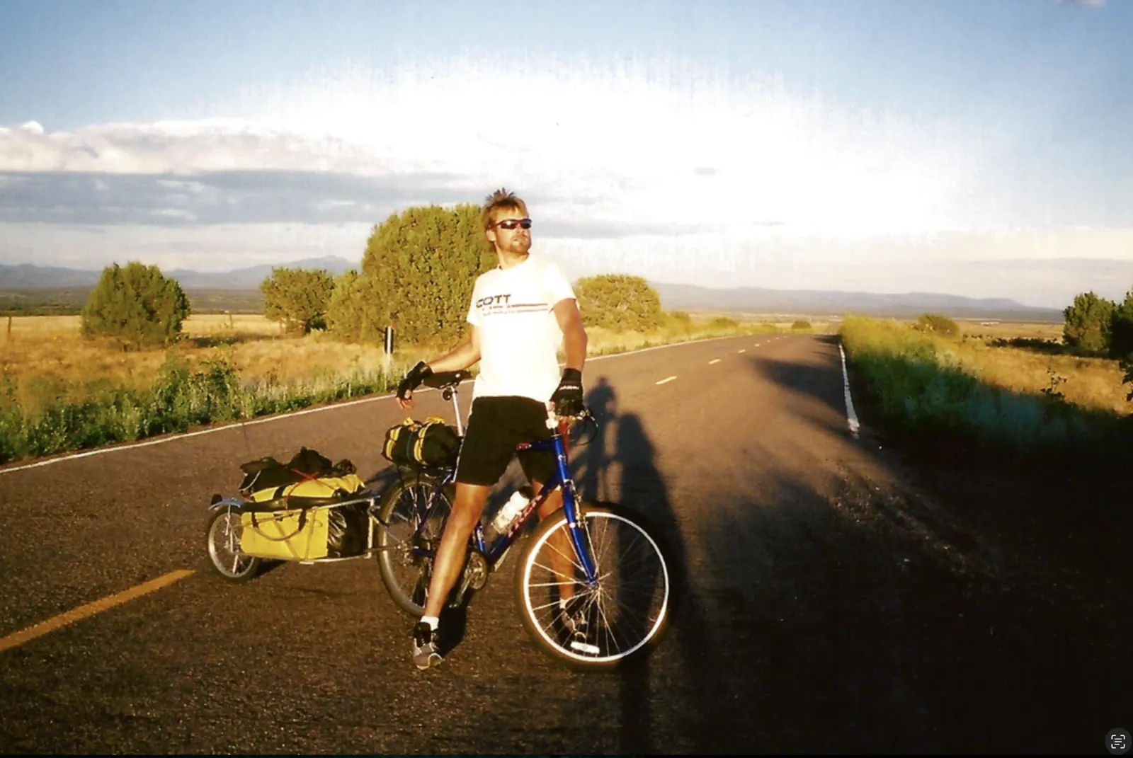 Bicycle across the United States, funding nonprofits.